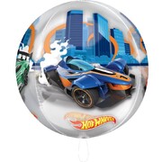 Hot Wheels Clear Orbz Balloon 15in 38cm