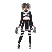 Adult Gothic Cheer Leader Halloween Costume (X-Small, 4-6)