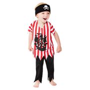 Jolly Pirate Toddler Costume (Size 3-4) Pk 1