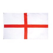 England St George Cross Fabric Flag 150cm x 90cm | English National Flag Decorative Banner with Eyelets