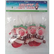 Christmas Reindeer Lollipop Gift Tags (10g) Pk 5