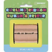 Metallic Rose Gold Curling Ribbon (45m) Pk1