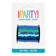Iridescent Blue Curling Ribbon (45.7m)