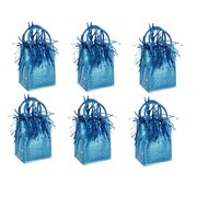 Prismatic Baby Blue Giftbag Balloon Weight Pk 6 