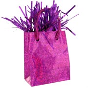 Balloon Weight Giftbag Prismatic Hot Pink Pk1 