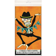 Halloween Day of the Dead Plastic Tablecover (137cm x 213cm) Pk 1