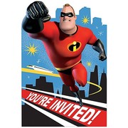 Incredibles 2 Invitations Pk 8
