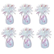 Iridescent Balloon Jumbo Pudding Weight (Pk 6) 