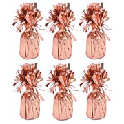 Rose Gold Balloon Jumbo Pudding Weight (Pk 6)