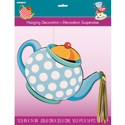 Mad Hatter Tea Party Hanging Decoration (26cm x 35cm) Pk 1
