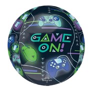 Game On Gamer Gaming Orbz Foil Balloon 38cm