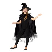 Child Sparkly Witch Costume Kit (Cloak & Hat) Pk 1 