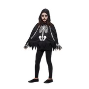 Child Skeleton Costume Kit (Cape & Gloves) Pk 1