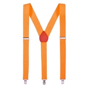 Adult Neon Orange Harmony Suspenders Braces