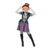 Adult Mad Hatter Woman Costume (Medium)
