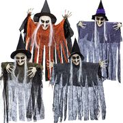 Assorted Halloween Hanging Witch Decoration (Pk 1)