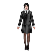 Adult Wednesday School Uniform Halloween Costume (Medium)