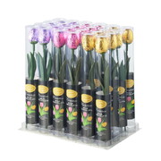 Milk Chocolate Tulip in Cylinder 16g Valentine's Day Pk 24