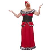 Adult Bearded Lady Costume (Medium, 38-40in) Pk 1