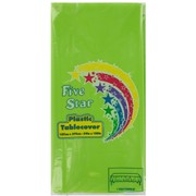Lime Green Rectangular Tablecover (137x274cm) Pk 12