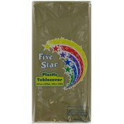 Gold Rectangular Tablecover (137x274cm) Pk 12
