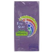 Purple Rectangular Party Tablecover Pk1 