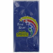 Blue Rectangular Tablecover (137x274cm) Pk 12