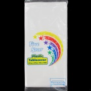 White Rectangular Tablecovers Pk 48 