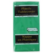 Emerald Green Party Tablecover - Rectangular 137 x 274 cm Pk1 