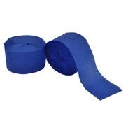 French Royal  Blue Crepe Paper Streamers (Bulk Pack 24 x 13m)