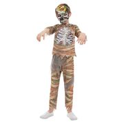 Child Zombie Mummy Halloween Costume (Large, 10-12 Yrs)