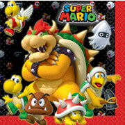 Super Mario Bros 2 Ply Lunch Napkins Pk 16