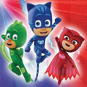 PJ Masks 2 Ply Lunch Napkins Pk 16