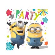Minions Despicable Me Lunch Napkins 16 Pack | 2 Ply Paper Party Serviettes