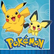 Pokemon 2 Ply Lunch Napkins (Pk 16)