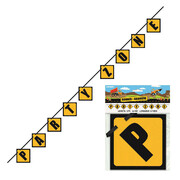 Construction Party Block Banner (2.74m) Pk 1