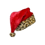 Santa Christmas Hat with Animal Trim (Pk 1)