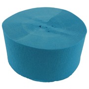 Jumbo Azure Blue Crepe Paper Streamer 30m (Pk 1) 