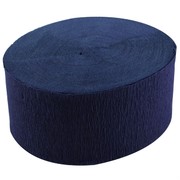 Jumbo Navy Blue Crepe Paper Streamer 30m (Pk 1) 