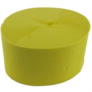Jumbo National Gold Yellow Crepe Paper Streamer 30m (Pk 1) 