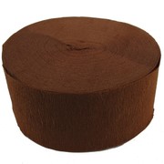 Jumbo Brown Crepe Paper Streamer 30m (Pk 1) 