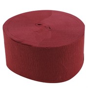Jumbo Maroon Crepe Paper Streamer 30m (Pk 1) 