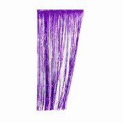 Tinsel Foil Curtain (90cm x 200cm) Metallic Purple Pk 1