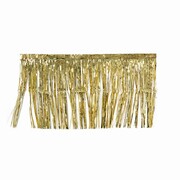Tinsel Foil Fringe Curtain (90cm x 50cm) Metallic Gold Pk 1