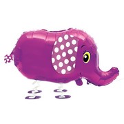 Walking Elephant Supershape Foil Balloon (32in.) Pk 1 