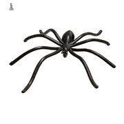 Black Plastic Spiders Halloween Decoration 50 Pack - 5cm Creepy Spiders