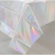 Reusable Iridescent Foil Tablecover 1.27m x 2.13m