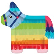 Mexican Fiesta Donkey Pinata Paper Plates 27cm Pk 8