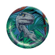 Jurassic World Dinosaur 7in Round Paper Plates