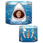 Shark Double Sided Photo Prop Pk 1 (1 PROP ONLY)